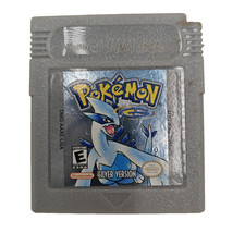 Excellent Vintage Pok mon Silver Case Game Boy Color Tested, Dry Battery