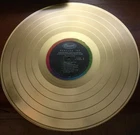 "BEATLES 65" CAPITOL MONO GOLD VINYL ALBUM RECORD-PAINTED GOLD