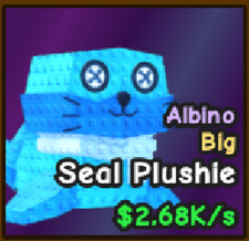 Seal plushie 2.68k/s  Catch and tame