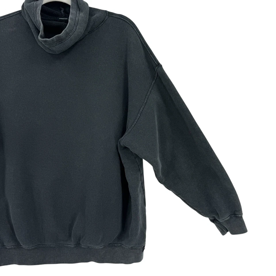 Sudadera polar vintage R13 Maskup para mujer XS negra de gran tamaño grunge vanguardista Foto 3 de 4