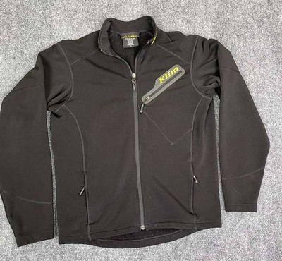Klim Inferno Jacket Men's Small Black Full Zip Fleece Snowmobile Moto Coat