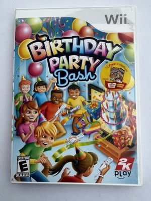Birthday Party Bash (Nintendo Wii, 2009) Complete and Clean Disc
