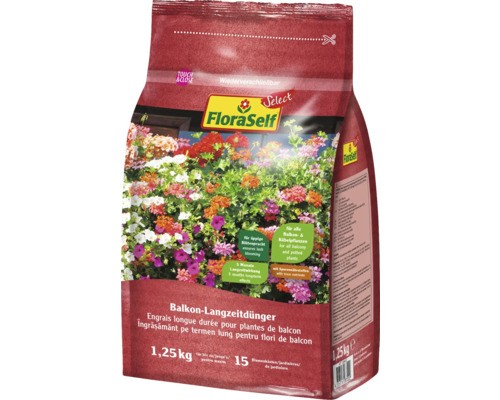 Balkon-LangzeitdüNger FüR Balkon- & Topfpflanzen Floraself Select 1,25 Kg-image
