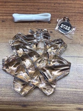 Orrefors NIVIS 2022 Snowflake Christmas Ornament Stunning Crystal! -NEW