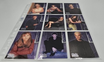 Buffy TVS Evolution KOMPLETT Portraits Chase Kartenset PT1-9 NEU + 3x3 Seiten