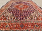 Amazing Hand Knotted Vintage Tribal Tabreez Wool Area Rug 13 x 8 Ft — photo 7