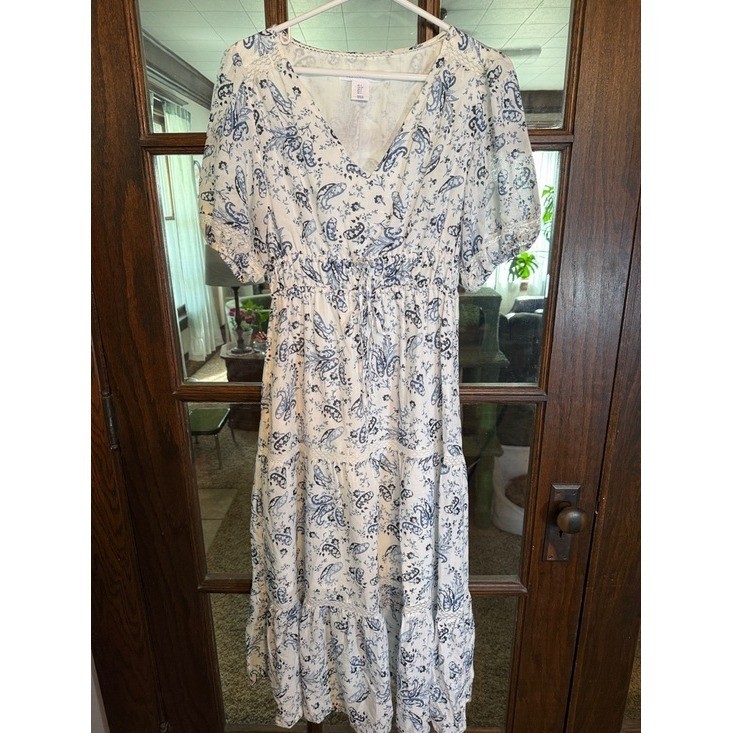 chinese dress ladies Loveday Paisley Printed Long Sleeve Midi Dress