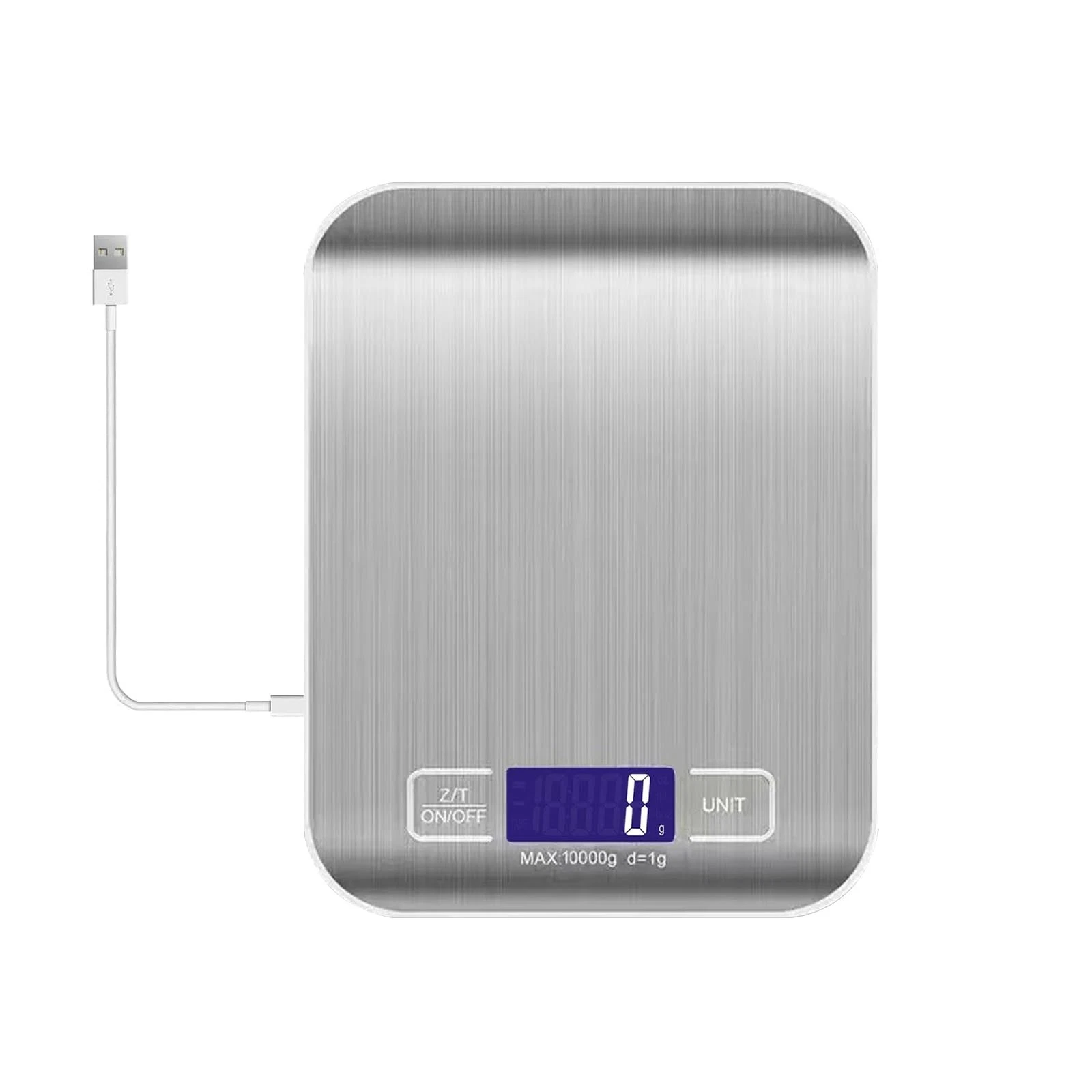 Rechargeable Shipping Scale Digital Kitchen Food Weight 22lb 10kg TypeC