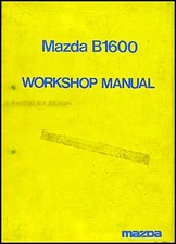 1973-1975 Mazda B1600 Workshop Manual Original Pickup Truck Repair Shop Book
