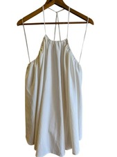 Zara Dress Mini Size S White Strappy
