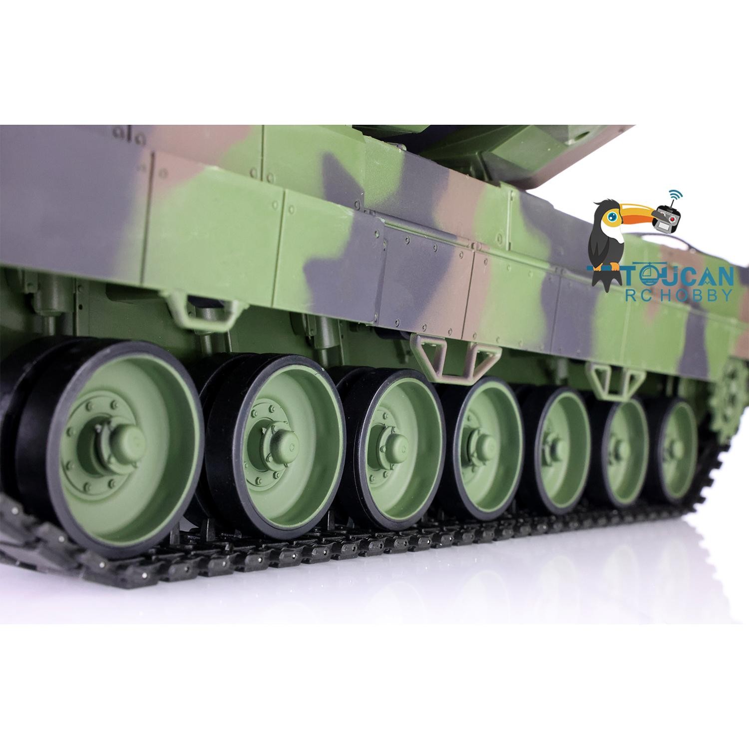 Tapis De Chenille En Caoutchouc Mato 1/16 Pour Char Leopard 2A6 – Pièce Détachée Métallique Pour HengLong