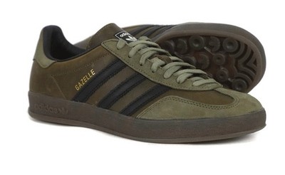 Adidas Originals Gazelle Indoor Casual Shoes Focus Olive Green Men