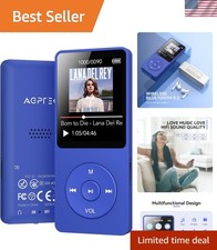 Stylish A02 Bluetooth MP3 Player - 1.8" LCD, 32GB Storage, Upgradable to 128GB