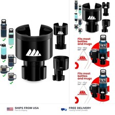 Integral Ultimate Car Cup Holder Expander with Adjustable Base  Organizer