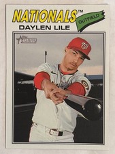 2026 Topps Heritage #124 Daylen Lile Nationals (NM)