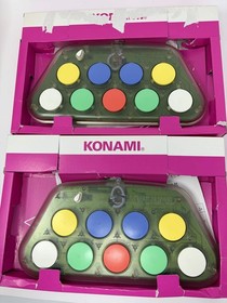 Sega Dreamcast Konami Pop N Music Controller Set of 2, Complete in Box US Seller