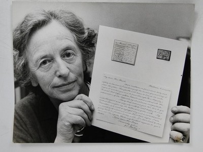 Miss Davidson kleinster Umschlag Brief 1840 Stanley Gibbons 1972 Vintage Foto