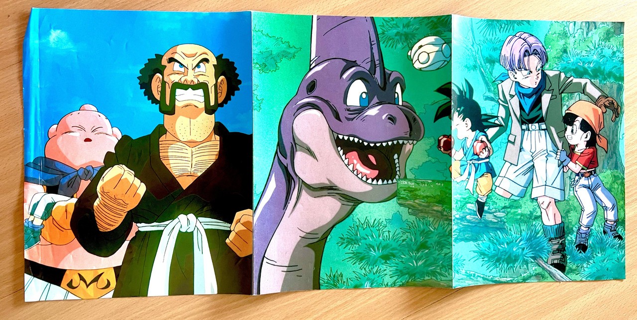 Poster Doble Cara Dragon Ball Gt Recortitos Manga y Anime