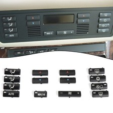 Boutons interrupteur panneau de commande couleur noire voiture climatisation AC
