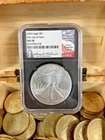 2024 Anna Cabral Signed NGC MS70 Siliver Eagle FDOI