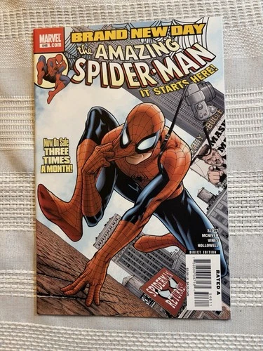 Amazing Spider-Man 546 NM+ Or Better  Brand New Day, Movie Soon