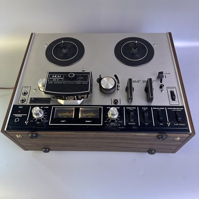 Akai 4000DS MKII Reel to Reel Tape Recorder Stereo Deck Powers On Untested