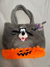 Authentic Shanghai Disneyland Halloween Goofy Plush Tote Bag
