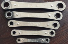 Craftsman Ratchet Double Box End Wrench Set 943681 - 943685 Usa Vintage Sears Craftsman Ratchet Double Box End Wrench Set 943681 - 943685 Usa Vintage Sears