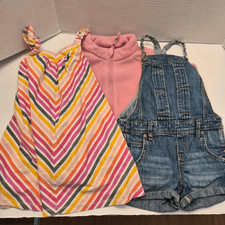 3T Girls Clothing Bundle Baby Gap Coveralls Cat Jack Fleece Old Navy Sundress