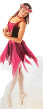 Child Small Lyrical Ballet Dance Costume Dress w/ HEADDRESS Forest Fae