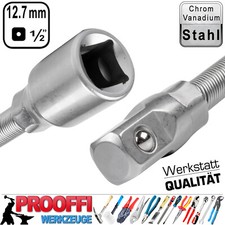 MXiiXM Flexibles Bohrerverlängerung Set | 15-teilig Mit Adaptern & Bithaltern | Für Enge Räume & Schwierige Montagen