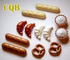 NEW LEGO - Collection - Food - Bread 2x Croissant Pretzel Baguette Roll Pie Loaf