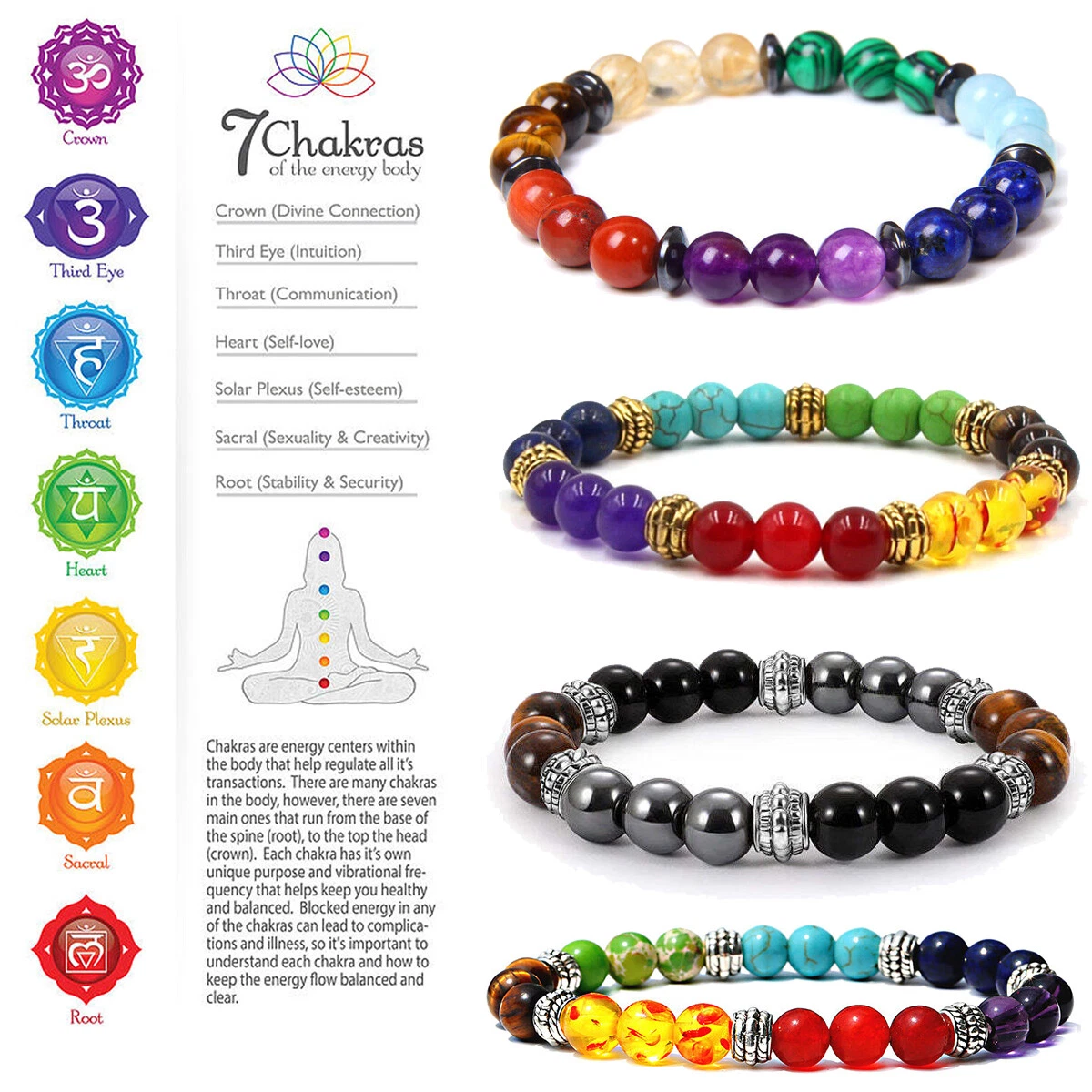 Chakra hotsell healing bracelets