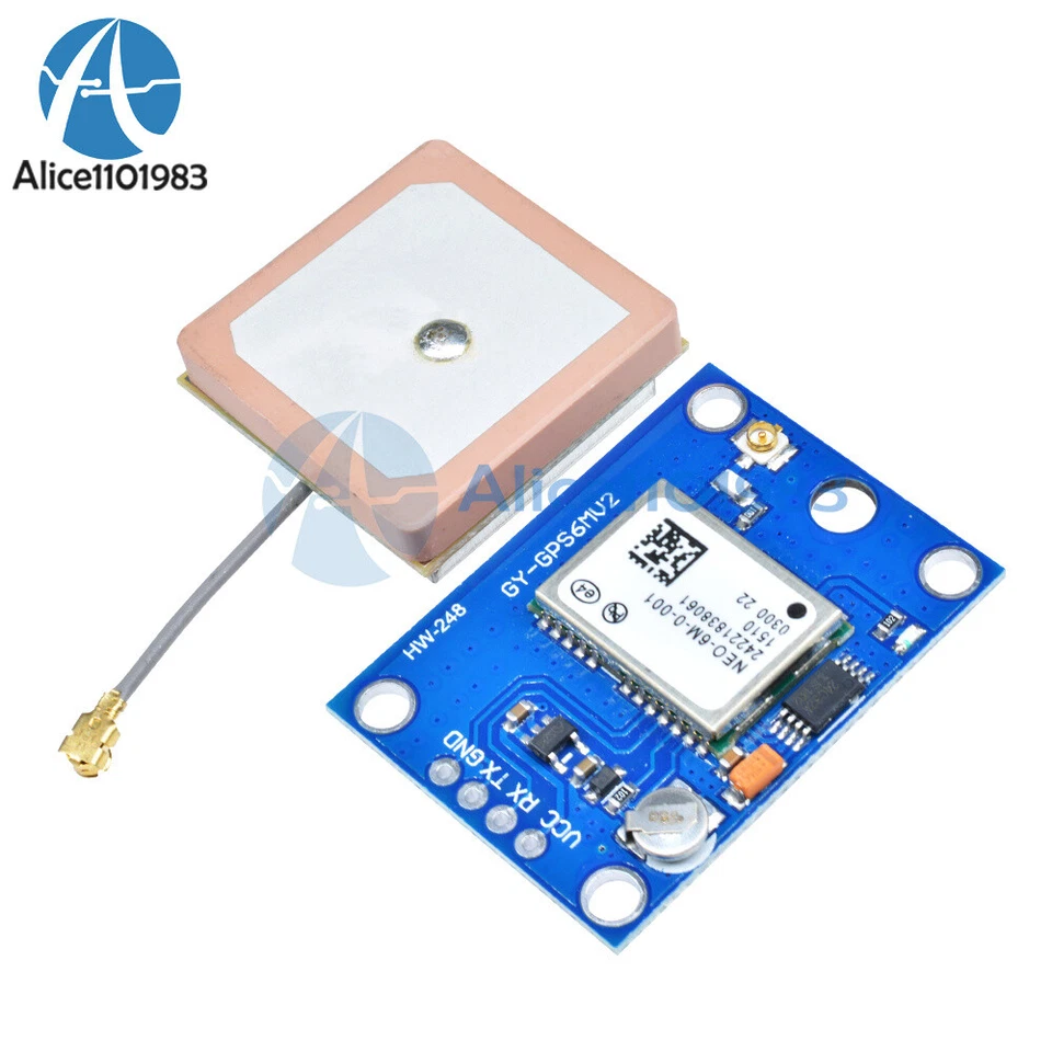 NEO-6M GPS Module Aircraft Flight Controller For Arduino MWC IMU APM2 - Image 4 of 4