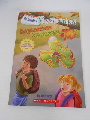 SEPTEMBER SNEAKERS CALENDAR MYSTERIES SERIES RON ROY SCHOLASTIC INC NEW D1