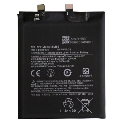 For Xiaomi Mi 11 Pro M2102K1AC Mi 11 Ultra M2102K1G M2102K1C Battery BM55