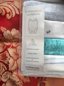 mothercare sleeveless bodysuits