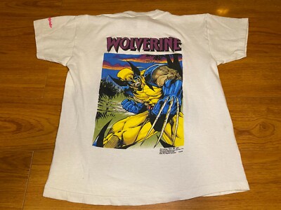 T-shirt Enfant X-Men Wolverine 1994 Crunch 'N Munch - Taille M - Occasion En Très Bon état