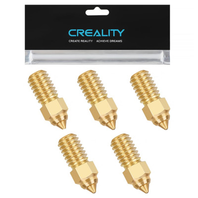 Official Creality Ender 3 V3 SE Nozzles 0.4mm 5PCS High-Speed Brass Nozzles 3D