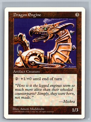 Magic The Gathering 5th Edition Dragon Engine MTG TCG CCG Fifth