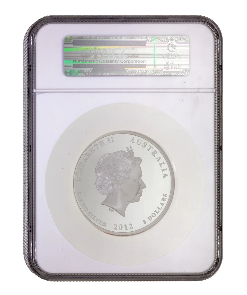 2012-P S$8 Australia Year of the Dragon NGC PF69 Ultra Cameo First 500 - Image 2 of 4