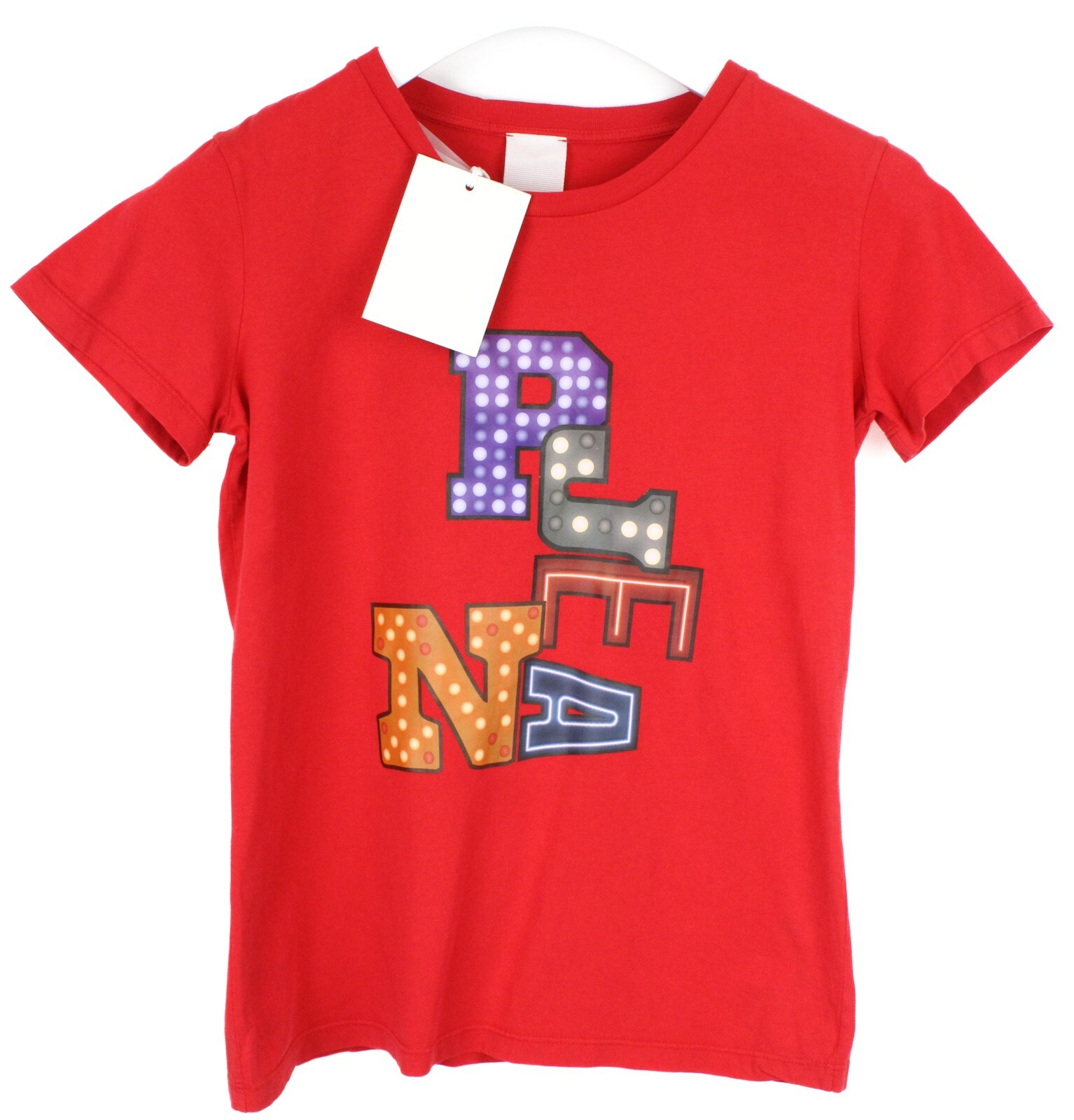 P _ Jean Jersey Vintage Camiseta Mujer Pequeño Manga Corta Cuello Redondo Tricot