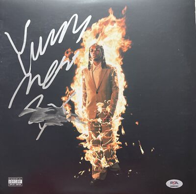 METRO BOOMIN SIGNED HEROES & VILLAINS VINYL PSA/DNA COA