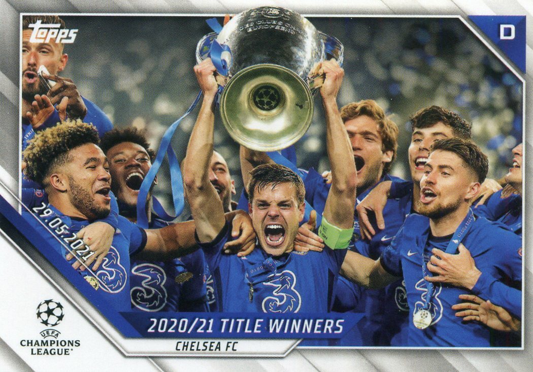 2021-22 Topps UEFA Champions League CESAR AZPILICUETA Title