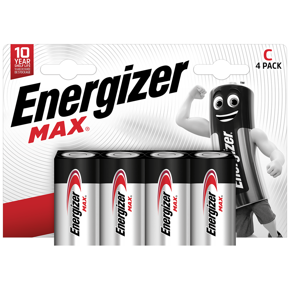 Energizer Max Alkaline Battery C X 4 - S15274 - Image 2