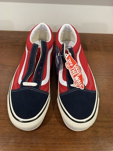 vans old skool canvas red