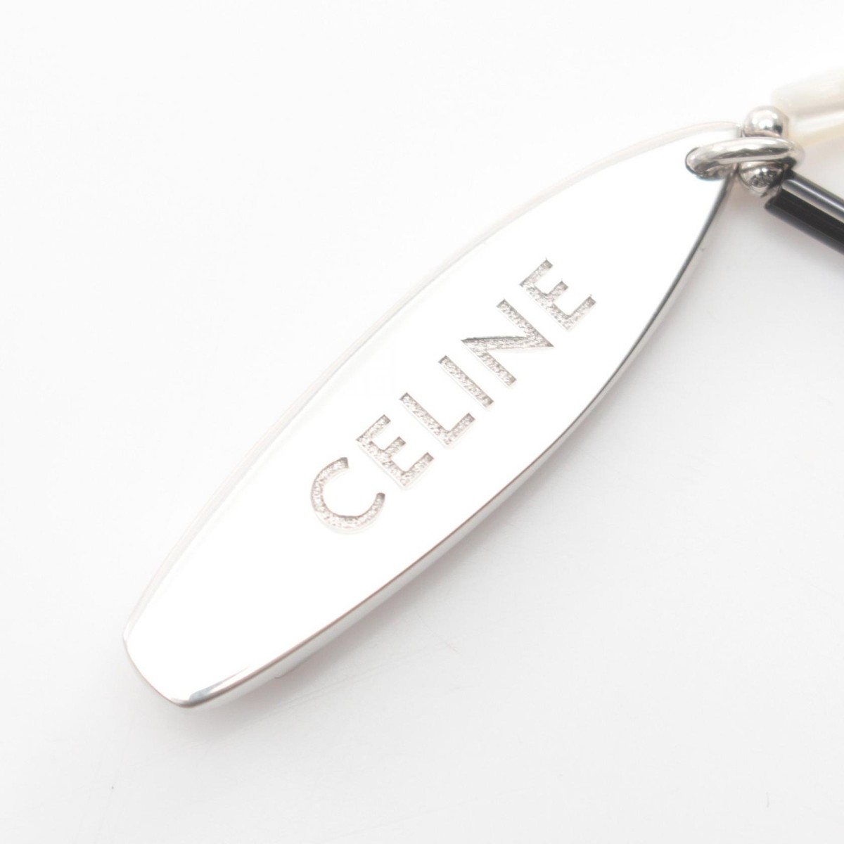 ネックレス・チョーカー CELINE Monochrome Surf Necklace CELINE Monochrome Surf Necklace pendant 52-56cm Stainless