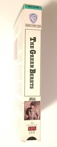 The Green Berets (VHS, 1990)(War) John Wayne, David Janssen, Jim Hutton! - Imagen 2 de 6