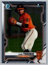 2021  Bowman Chrome #BCP-228 Luis Toribio GIANTS (C)