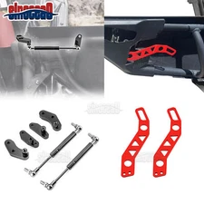 Door Latches Handles Red + Door Opener Kit For Can-Am Maverick X3 X3 Max 17-25